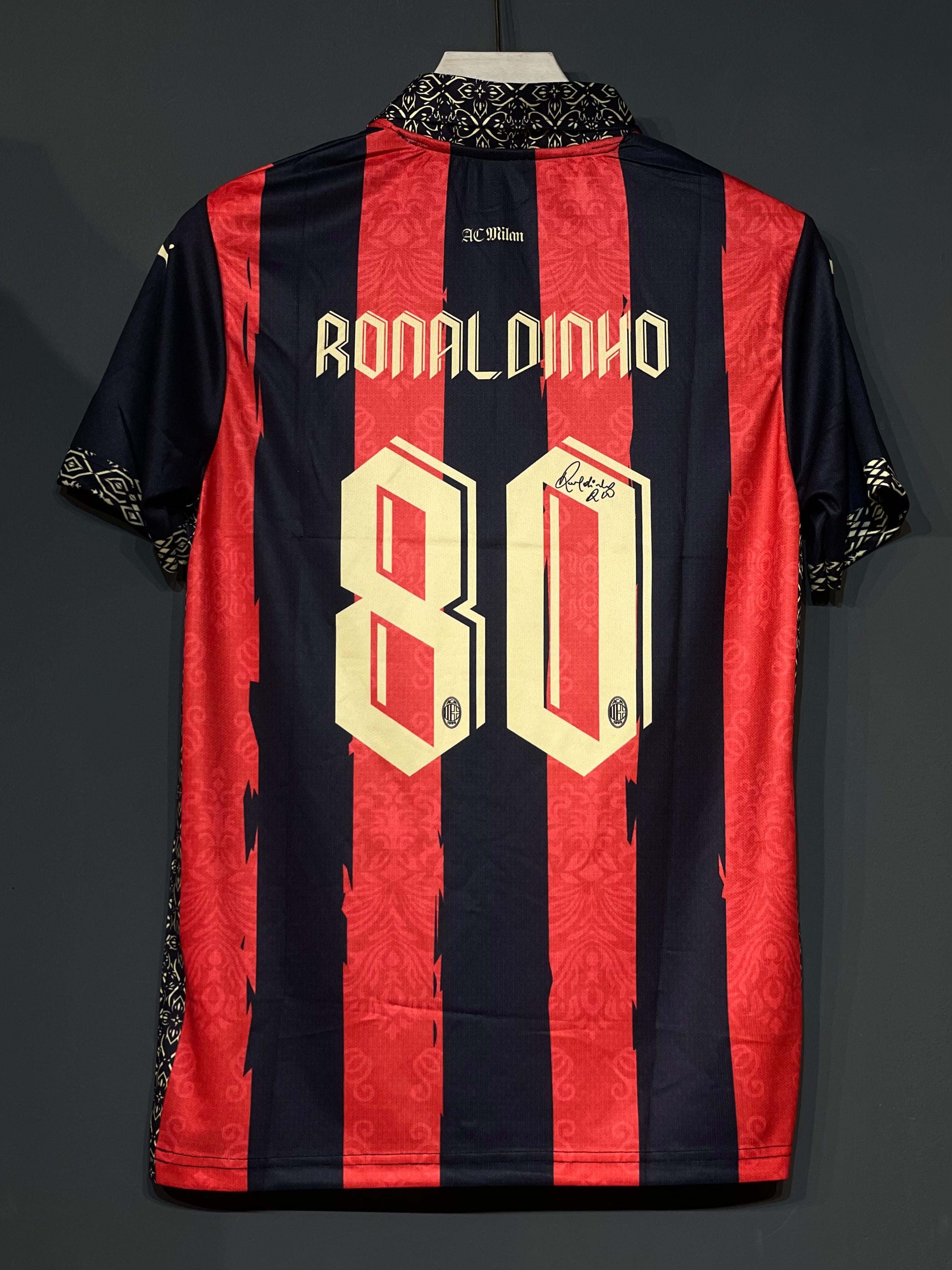 RONALDINHO AC MILAN BLACK & RED