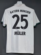 MULLER BAYERN 2013/14 AWAY KIT POLO EMBROIDERY