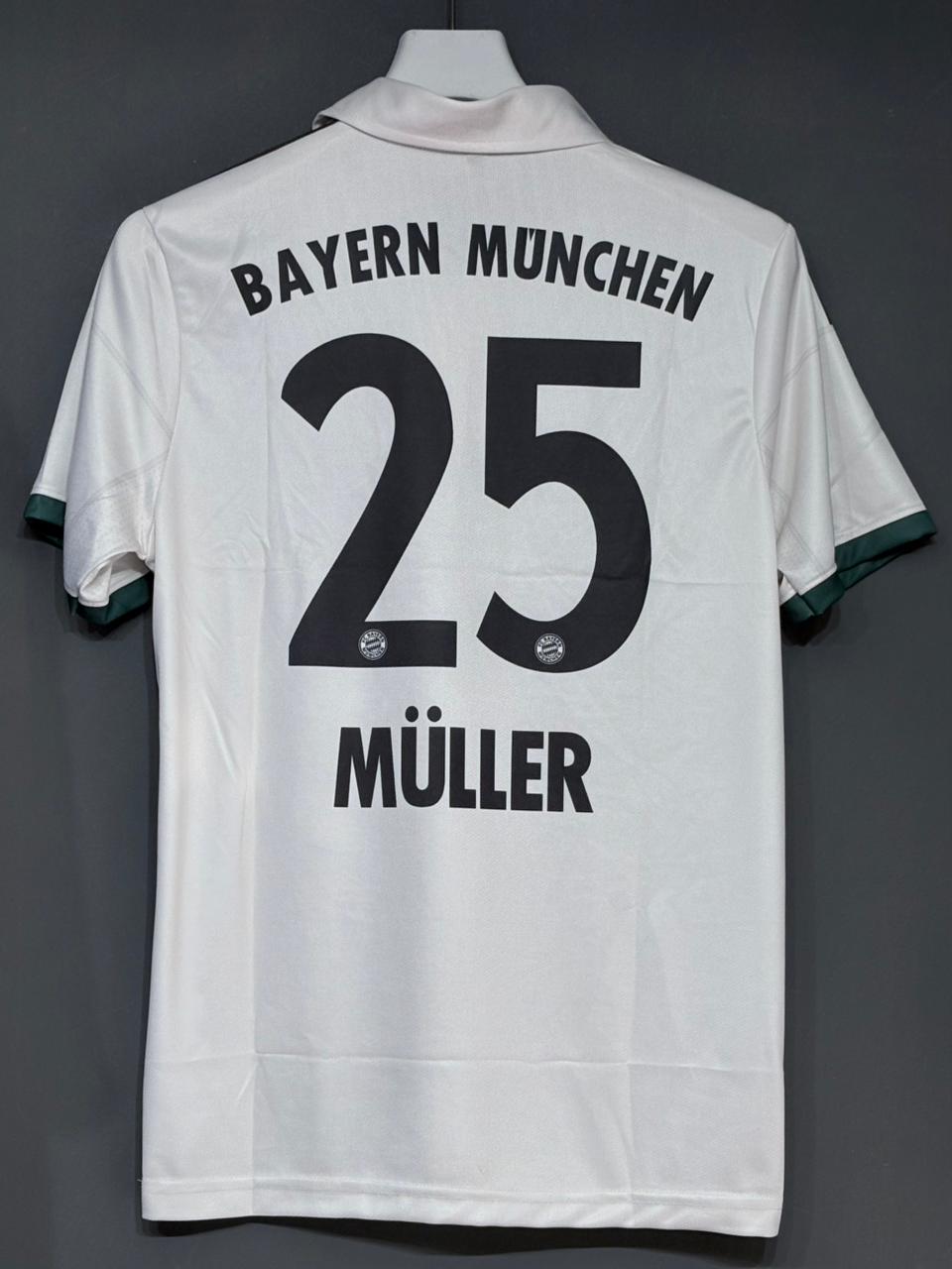 MULLER BAYERN 2013/14 AWAY KIT POLO EMBROIDERY