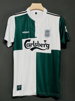 FOWLER LIVERPOOL 1995/96 AWAY KIT EMBROIDERY