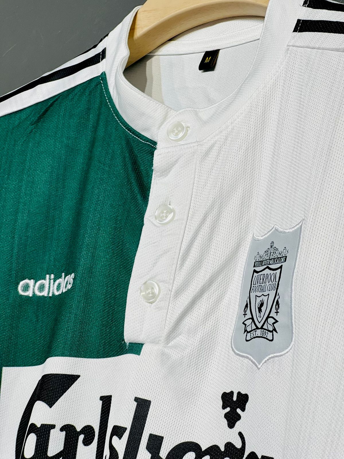 FOWLER LIVERPOOL 1995/96 AWAY KIT EMBROIDERY