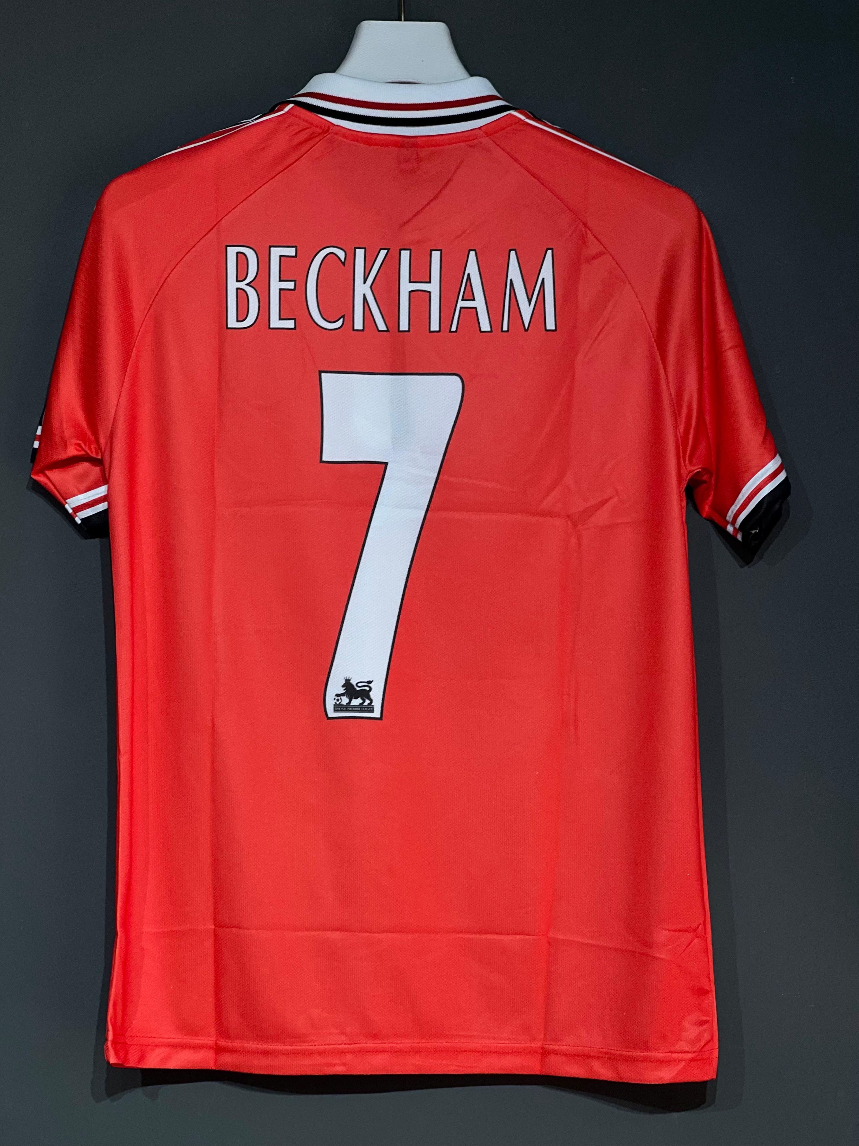 BECKHAM UNITED HOME KIT 1998 POLO EMBROIDERY