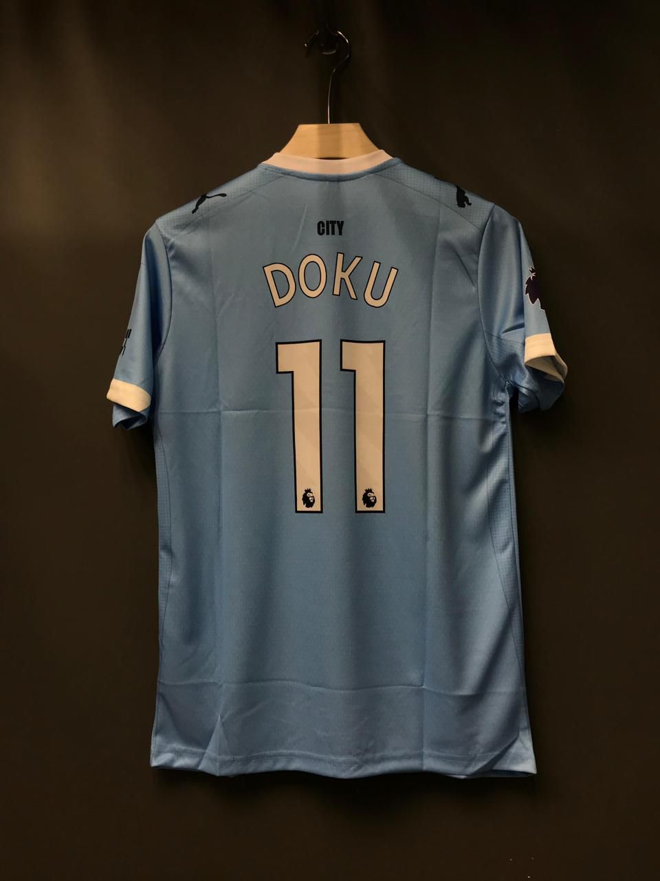 DOKU MANCHESTER CITY HOME KIT 25/26 EMBROIDERY