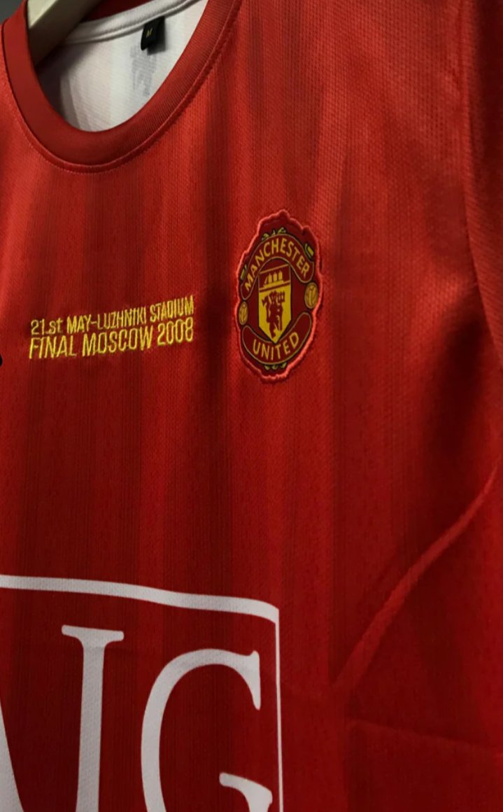 RONALDO UNITED 2008 HOME KIT EMBROIDERY